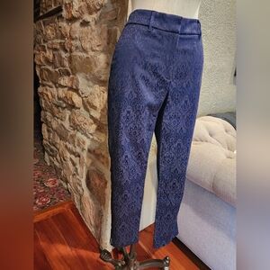 White House Black Market Blue Ankle Pants